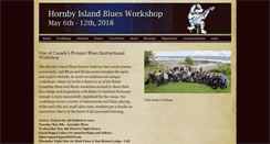 Desktop Screenshot of hornby-blues.bc.ca